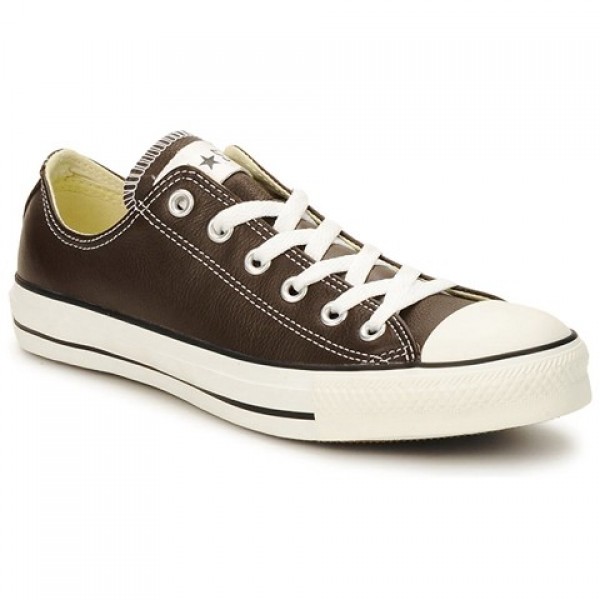 Converse All Star Leather Ox Brown Women's Shoes