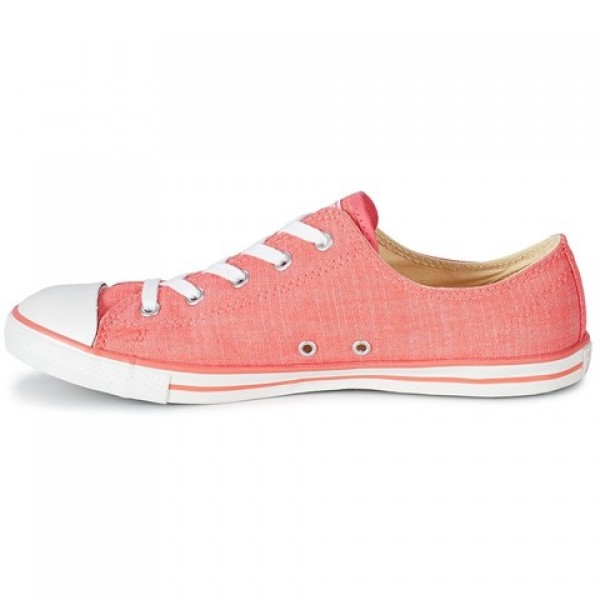 Converse All Star Dainty Denim Ox Carnival Pink White Women's Shoes