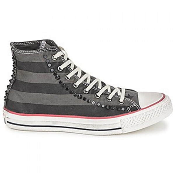 Converse All Star RC Leather Studded Hi Gray Men's Shoes