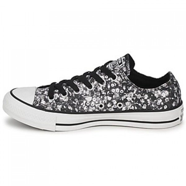 Converse All Star Sequin Ox Multi Black Women's Shoes