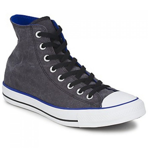 Converse All Star Washed Hi Black Blue Men's Shoes