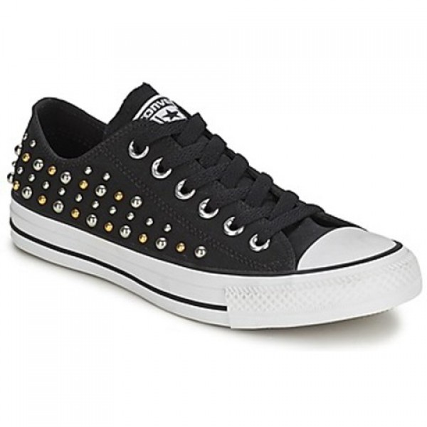 Converse All Star Studs Ox Black Women's Shoes