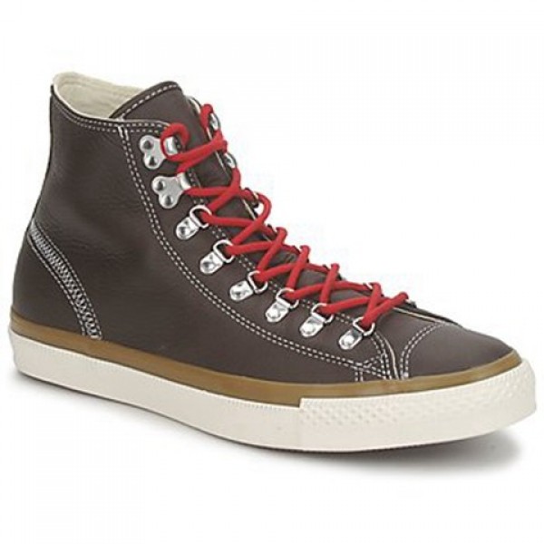 Converse All Star Leather Hiker Hi Brown Men's Shoes