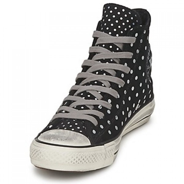 Converse All Star Printed Suede Hi Black Women's Shoes