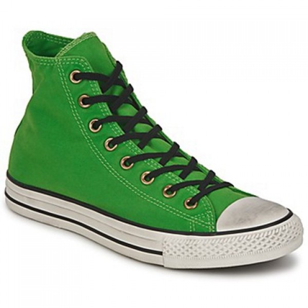 Converse All Star Well Worn Hi Green Women's Shoes