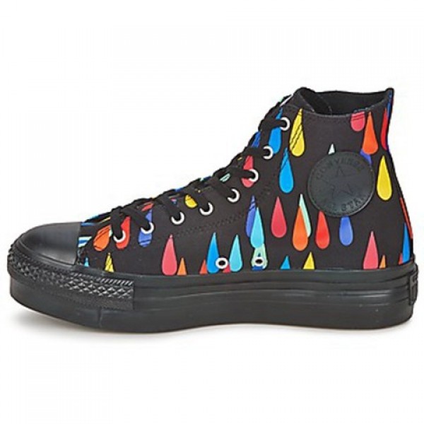 Converse All Star Platform Marimekko Hi Black Multi Women's Shoes