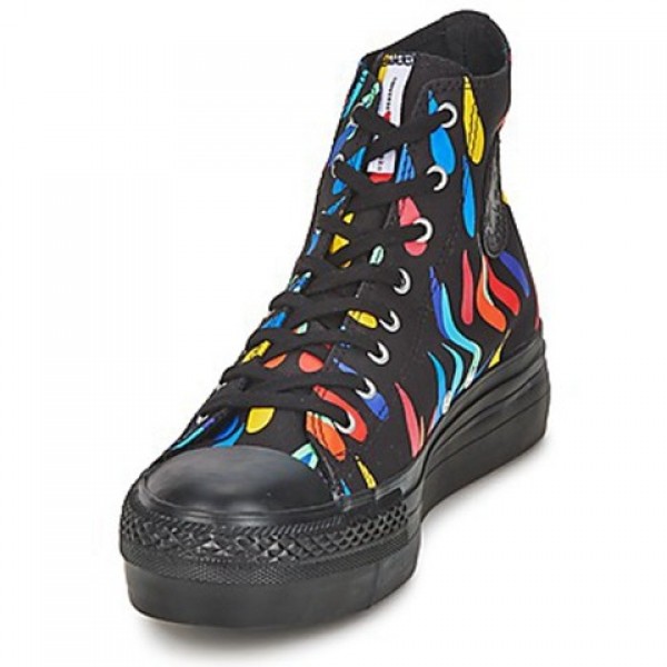 Converse All Star Platform Marimekko Hi Black Multi Women's Shoes