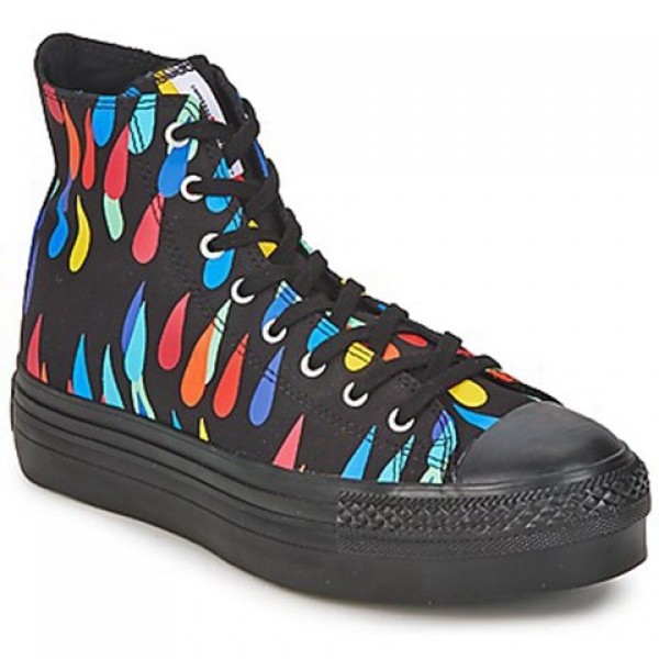 Converse All Star Platform Marimekko Hi Black Multi Women's Shoes