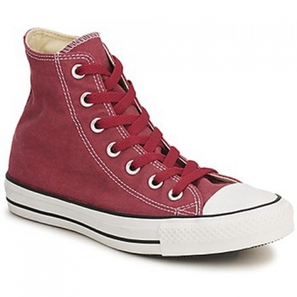 Converse All Star Basic Washed Hi Red Brick Women's Shoes