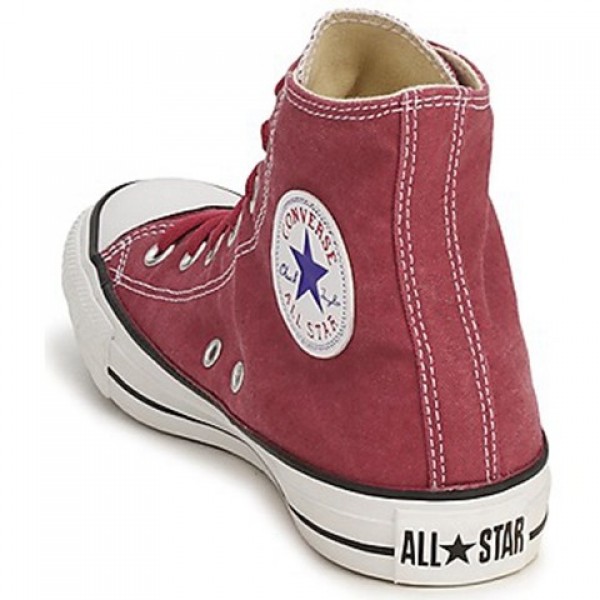 Converse All Star Basic Washed Hi Red Brick Women's Shoes