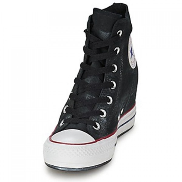 Converse All Star Platform Plus Star Playerarkle Wall Starhed Hi Black Women's Shoes
