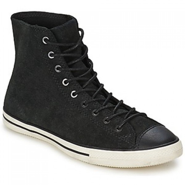 Converse All Star Fancy Leather Hi Black Women's Shoes