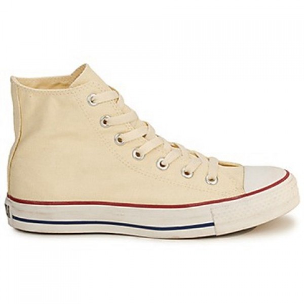 Converse All Star Ctas Hi White Beige Women's Shoe...