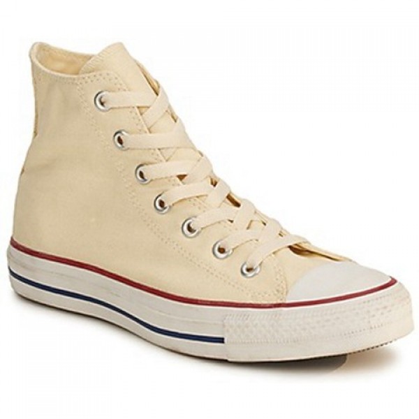 Converse All Star Ctas Hi White Beige Women's Shoes
