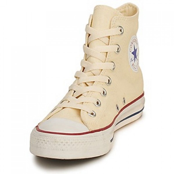Converse All Star Ctas Hi White Beige Women's Shoes