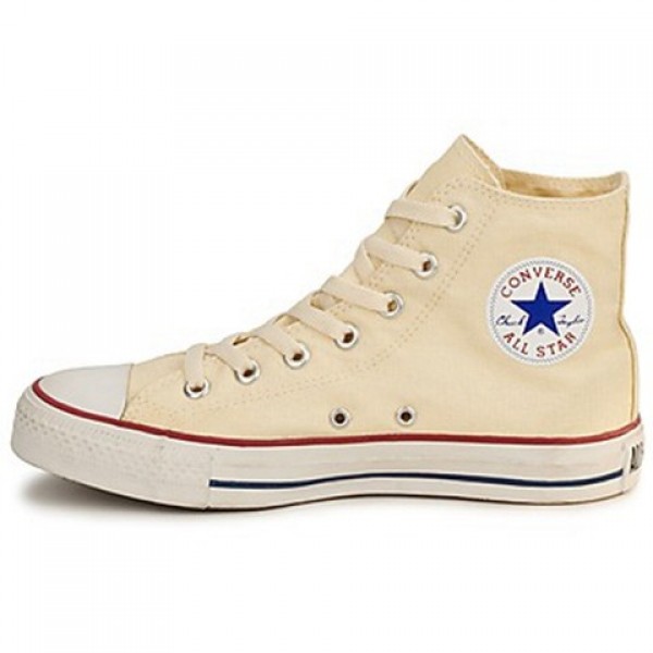 Converse All Star Ctas Hi White Beige Women's Shoes
