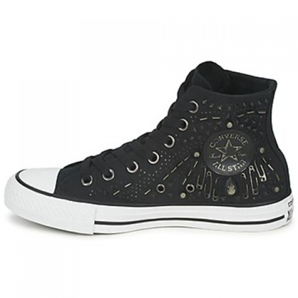 Converse All Star Hardware Hi Black Women's Shoes