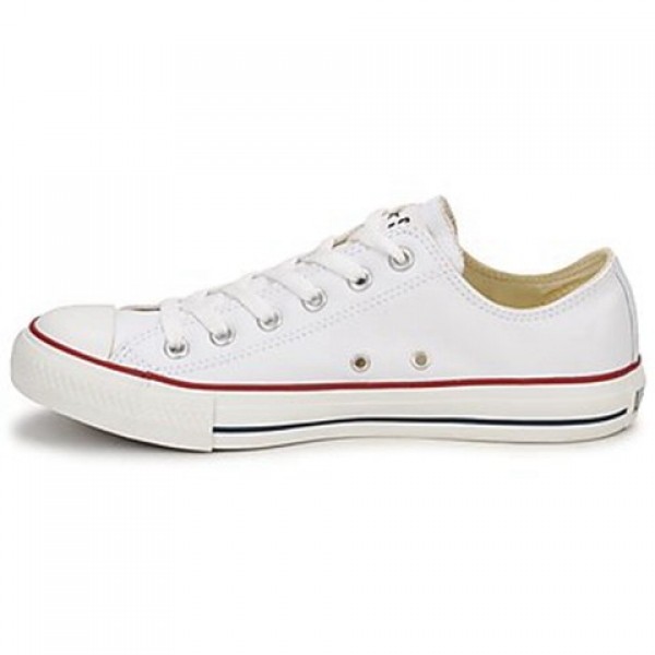 Converse All Star Leather Ox White Women's Shoes