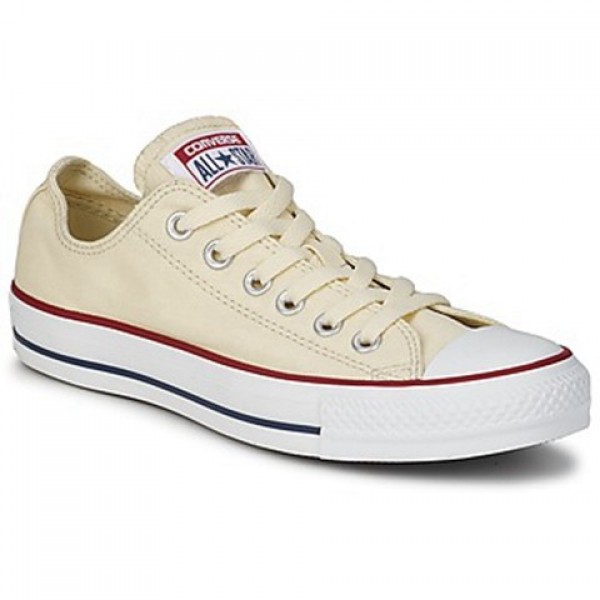 Converse All Star Core Ox White Beige Women's Shoes
