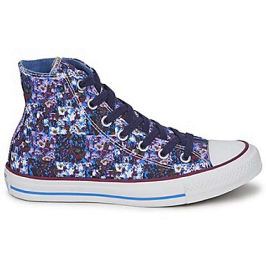 Converse All Star Floral Hi Blue Women's Shoes - M00000203