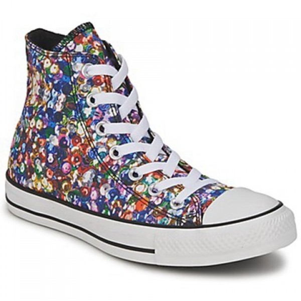 Converse All Star Sequin Hi Printed Women's Shoes