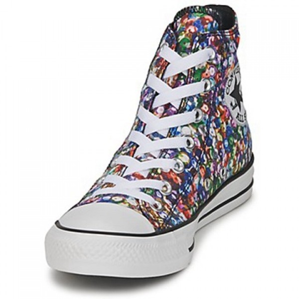 Converse All Star Sequin Hi Printed Women's Shoes