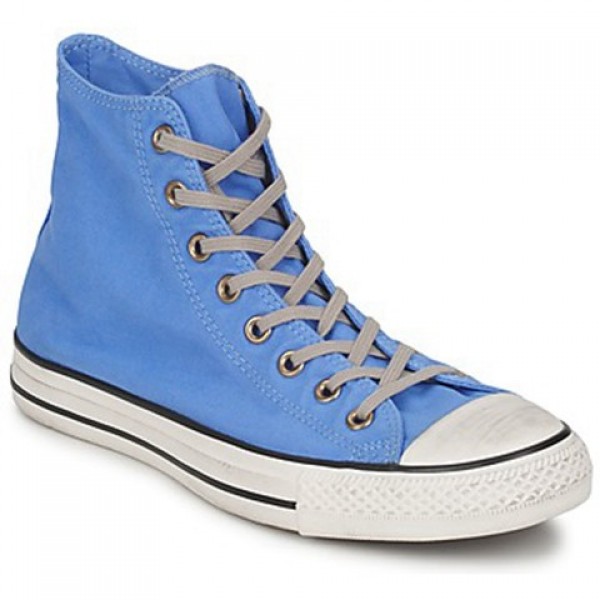 Converse All Star Well Worn Hi Blue Women's Shoes
