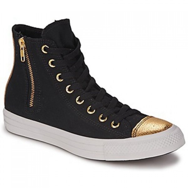 Converse All Star Sparkle Toe Cap Hi Black Women's Shoes