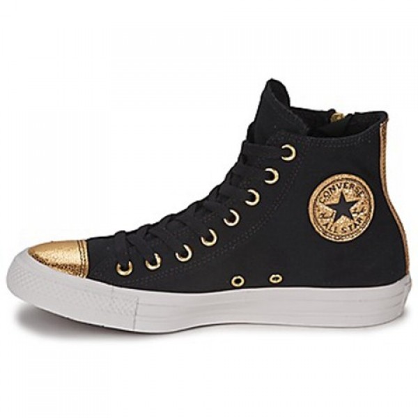 Converse All Star Sparkle Toe Cap Hi Black Women's Shoes