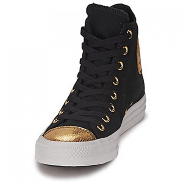 Converse All Star Sparkle Toe Cap Hi Black Women's Shoes