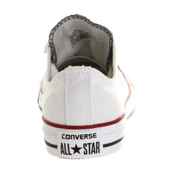 Converse All Star Low Double Tongue White Blue Red Exclusive Unisex Shoes