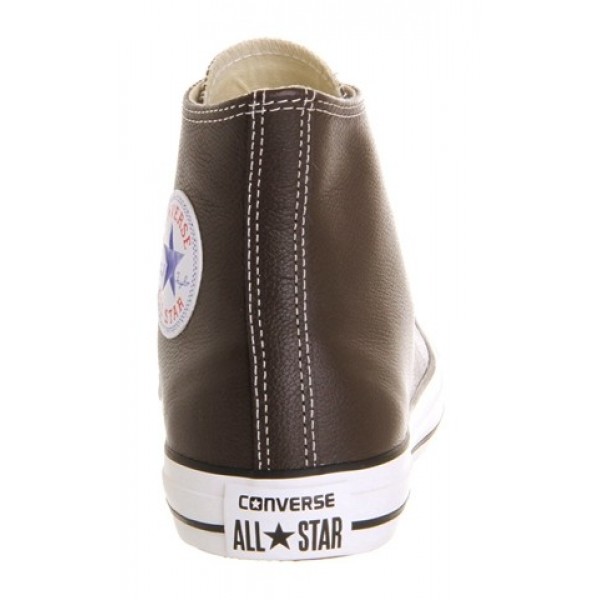 Converse All Star Hi Leather Chocolate Leather St Unisex Shoes