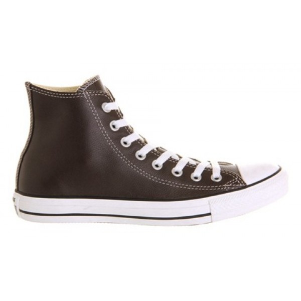 Converse All Star Hi Leather Chocolate Leather St Unisex Shoes