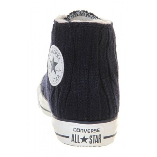 Converse All Star Hi Navy Cardy Shearling Unisex Shoes