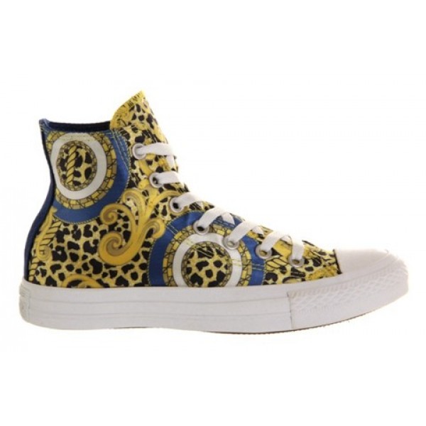 Converse All Star Hi Luxe Gold Midnight Lake Unisex Shoes