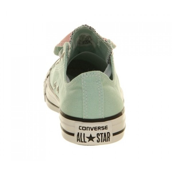Converse All Star Low Double Tongue Foam Ensign Blue Mallow Pink Exclusive Unisex Shoes