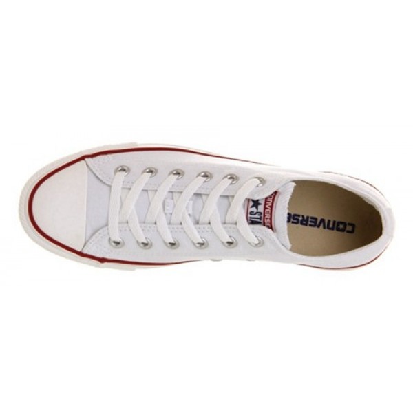 Converse All Star Low White Canvas Unisex Shoes