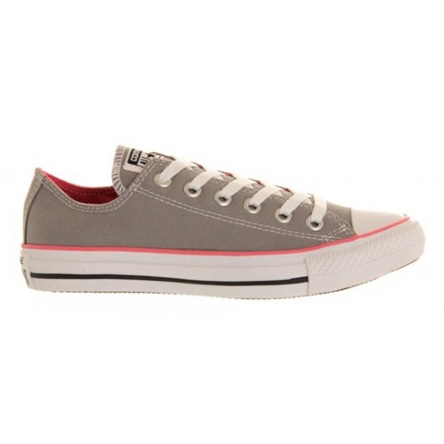 converse all star low grey pink canvas 