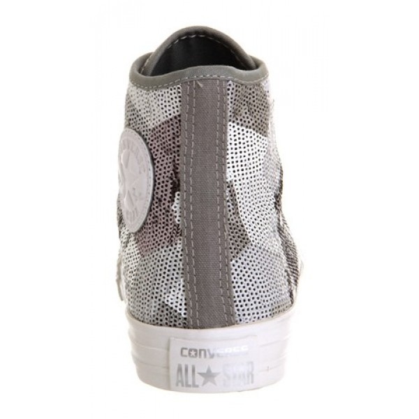 Converse All Star Hi Silver Sequin Exclusive Unisex Shoes