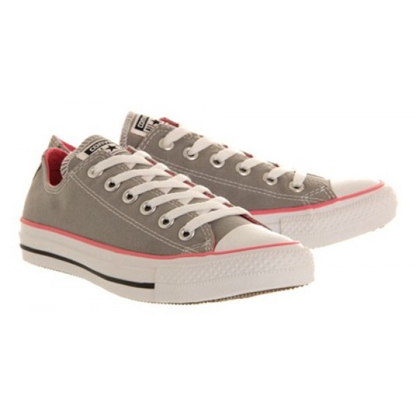 Converse All Star Low Grey Pink Canvas Unisex Shoes