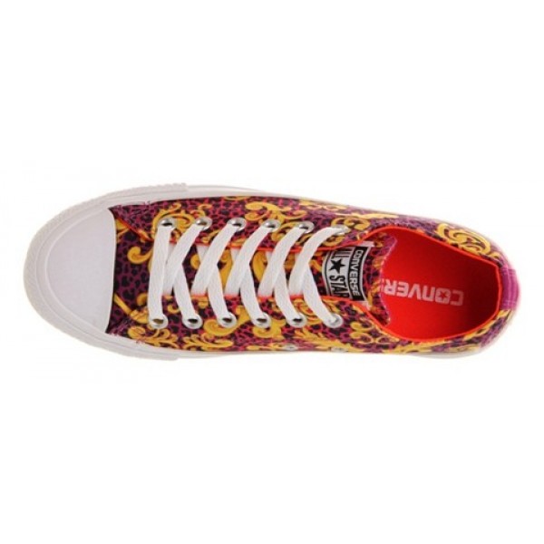 Converse All Star Low Luxe Viola Fiery Coral Unisex Shoes