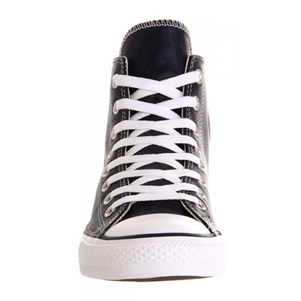 Converse All Star Hi Leather Athletic Navy Unisex Shoes