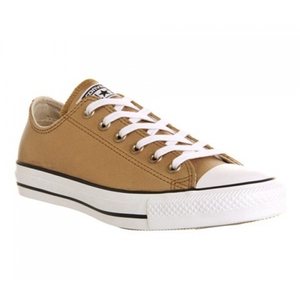 Converse All Star Low Leather Gold Metallic Unisex...