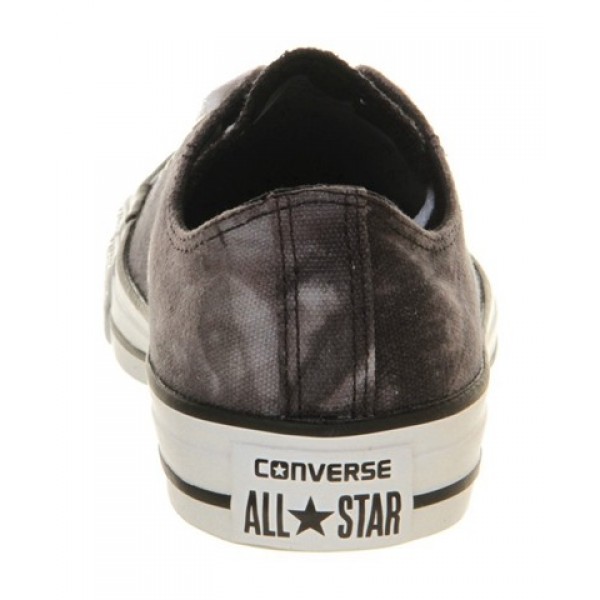 Converse All Star Low Black White Tie Dye Women's Shoes