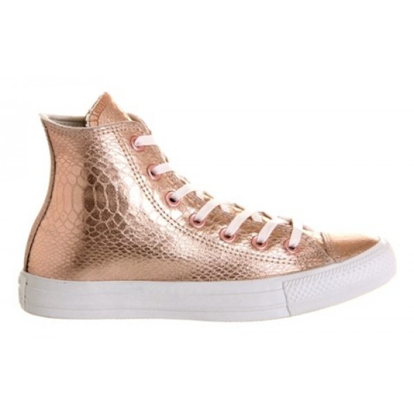 Converse All Star Hi Rose Gold Snake Women's Shoes