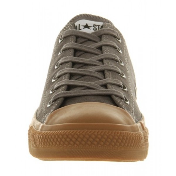 Converse All Star Low Steel Grey Suede Gum Sole Women's Shoes