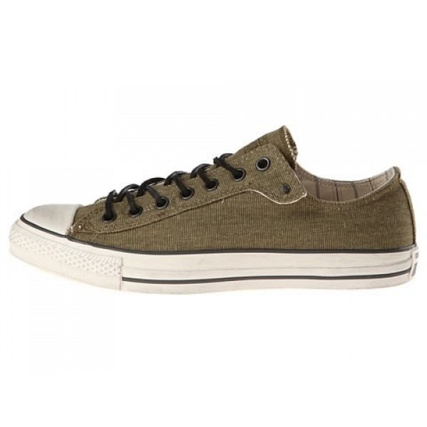 Converse All Star Ox - Canvas Dark Olive White Men's Shoes