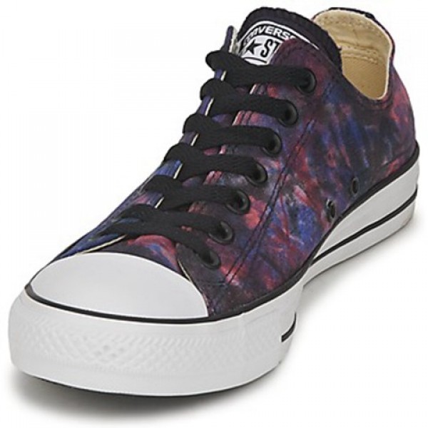 Converse All Star Tie Dye Ox Red Radio Blue White Men's Shoes