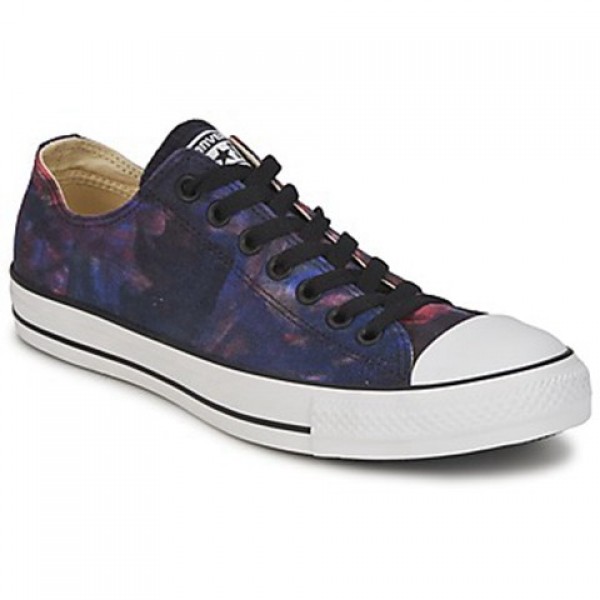 Converse All Star Tie Dye Ox Red Radio Blue White Men's Shoes