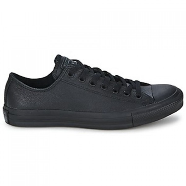 Converse All Star Leather Ox Black Men's Shoes